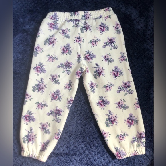 Janie and Jack floral jogger - Picture 2 of 6